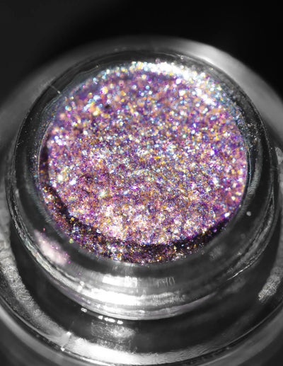 KARYSHA Cosmetics Purple Eyeshadow Glitter Shade #07  Professional makeup high-quality glitter eyeshadows, best eye-catching pigments, unique eye primer, makeup artist recommended makeup pigments