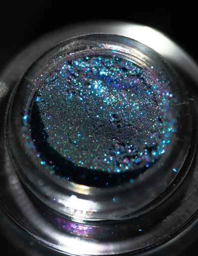 KARYSHA Cosmetics Violet Blue Stars Glitter Shade #44 Professional makeup high-quality glitter eyeshadows, best eye-catching pigments, unique eye primer, makeup artist recommended makeup pigments