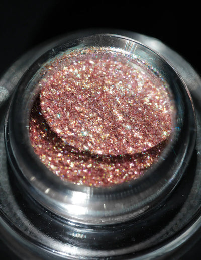 KARYSHA Cosmetics Bronze Burgundy Glitter Shade #37 Professional makeup high-quality glitter eyeshadows, best eye-catching pigments, unique eye primer, makeup artist recommended makeup pigments