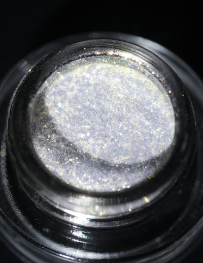 KARYSHA Cosmetics White Gold Eyeshadow Glitter Shade #24 Professional makeup high-quality glitter eyeshadows, best eye-catching pigments, unique eye primer, makeup artist recommended makeup pigments